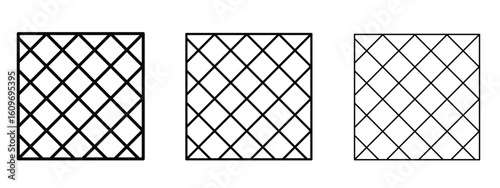 Mosquito net icon linear style sign for mobile concept and web design.