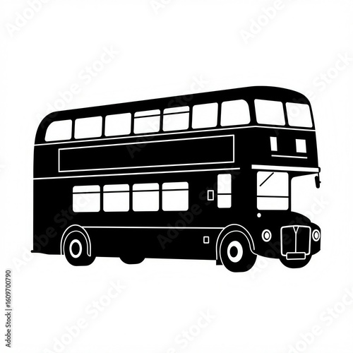 double decker bus vector 