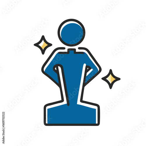 Icon of a trophy symbolizing achievement and success  