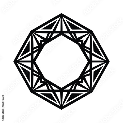 Talavera Diamond Pattern Full Page Frame