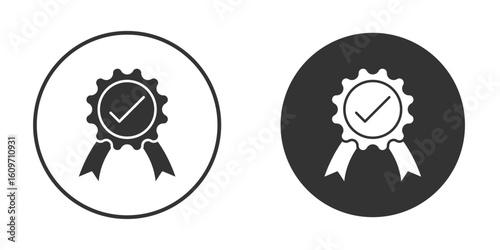 Award icon symbol sign in solid style.