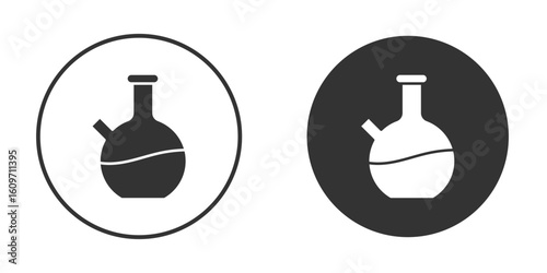Bong icon symbol sign in solid style.