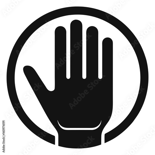 vector hand sign