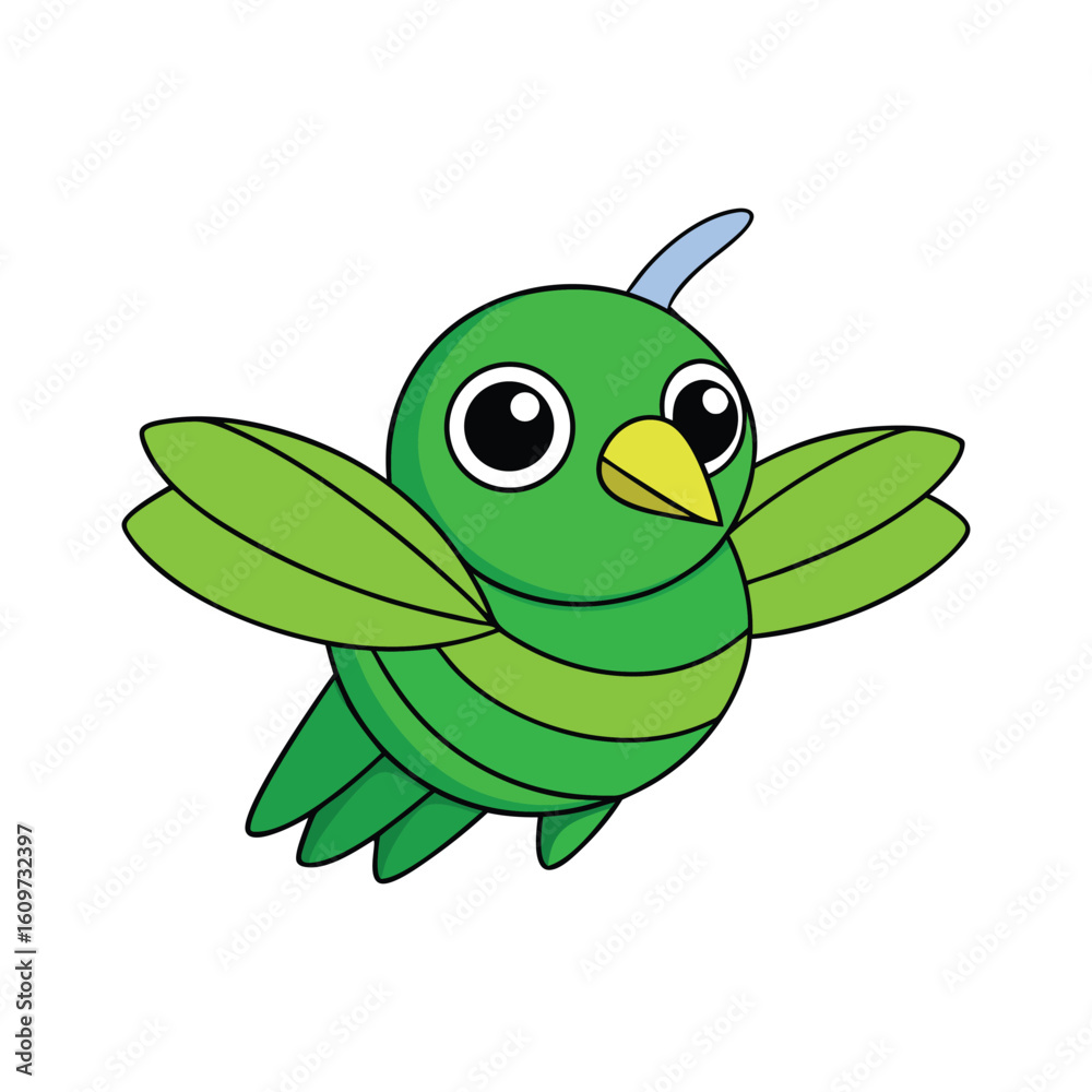 Naklejka premium cute bird cartoon
