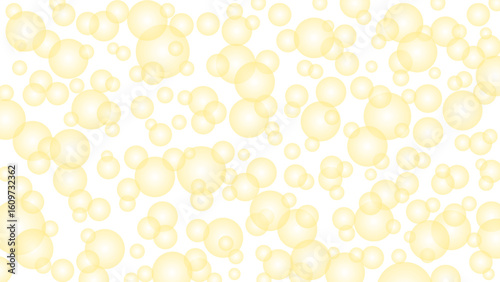 Seamless pattern with yellow drops. Yellow water background. Magic water drops wallpaper.