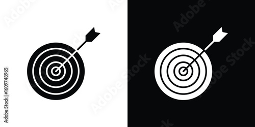 Aim icon Symbol, logo illustration. Vector graphics for web.