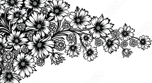 Vector art of a seamless pattern of stylized tree trunks with brown bark and green and violet accents creates a natural and artistic background
