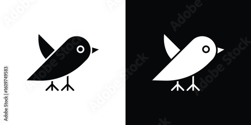 Bird icon Symbol, logo illustration. Vector graphics for web.