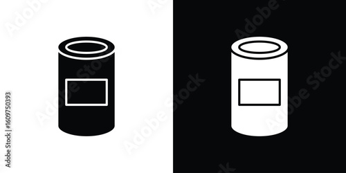 Can food icon Symbol, logo illustration. Vector graphics for web.