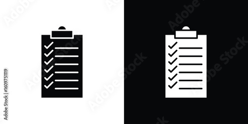 Clipboard icon Symbol, logo illustration. Vector graphics for web.