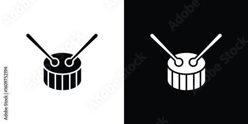 Drum icon Symbol, logo illustration. Vector graphics for web.