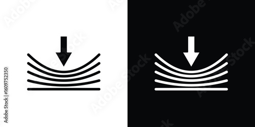 Elastic icon Symbol, logo illustration. Vector graphics for web.