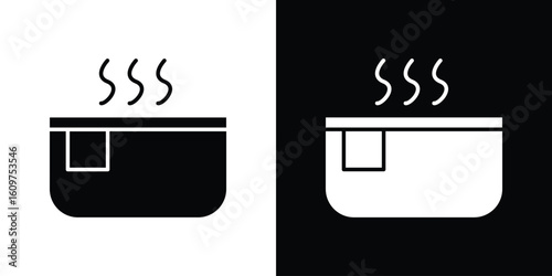 Hot tub icon Symbol, logo illustration. Vector graphics for web.
