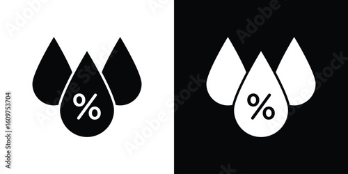 Humidity icon Symbol, logo illustration. Vector graphics for web.