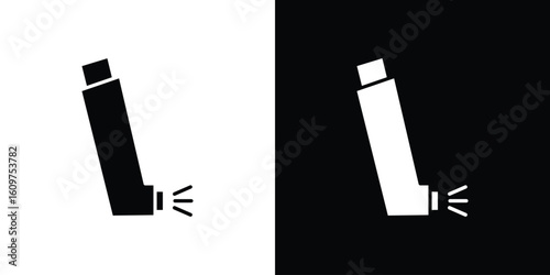 Inhaler icon Symbol, logo illustration. Vector graphics for web.