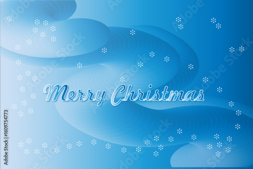 christmas background with snowflakes