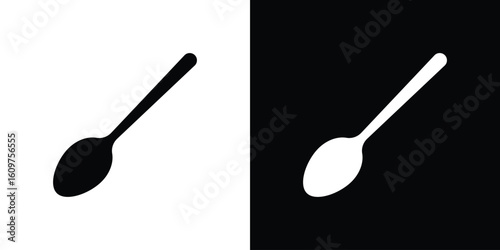 Spoon icon Symbol, logo illustration. Vector graphics for web.