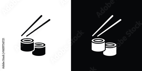 Sushi icon Symbol, logo illustration. Vector graphics for web.