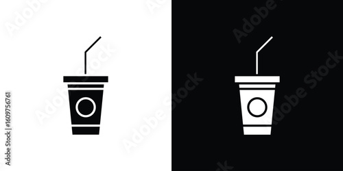 Swoosh Cup icon Symbol, logo illustration. Vector graphics for web.