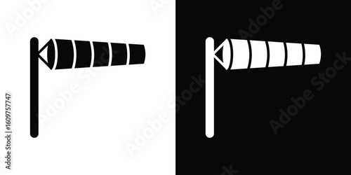 Windsock icon Symbol, logo illustration. Vector graphics for web.