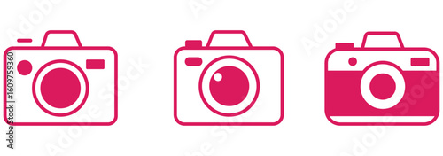 Camera icon vector. photo camera sign and symbol. white background. EPS 10