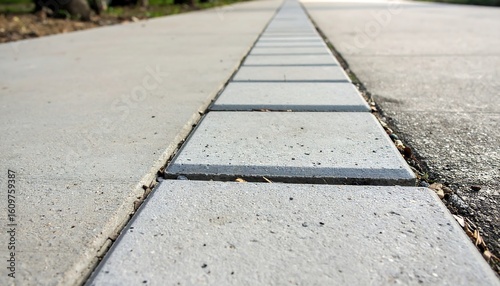 Wallpaper Mural Close-up of light gray paving stones Torontodigital.ca