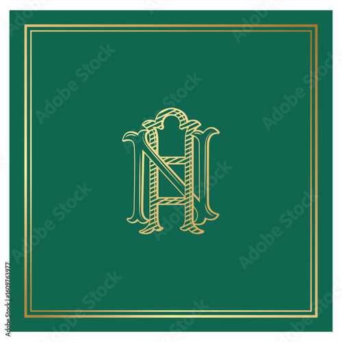 NA, AN, logo NA, Letter NA,  Monogram NA,Wedding Monogram, Wedding Logo, Logo Design , Monogram Vintage
