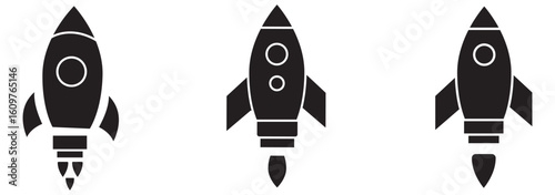 Rocket icon. Rocket launched icon vector. EPS 10 