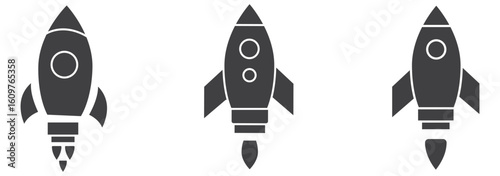 Rocket icon. Rocket launched icon vector. EPS 10 