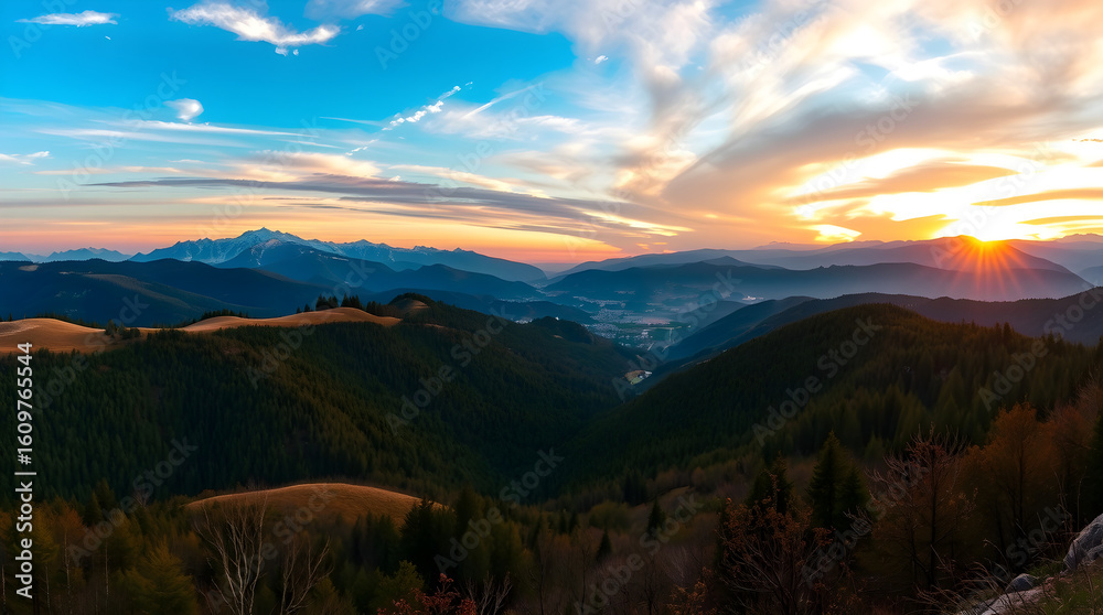 Beautiful mountain landscape Beautiful mountain landscape