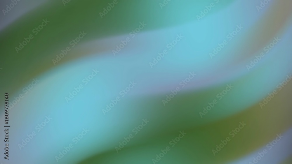Obraz premium Prismatic Abstracts BackgroundsAbstract gradient background featuring flowing waves of soft blues, greens, and muted earth tones creating movement
