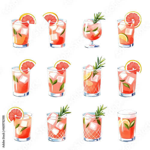 Drink cocktail styles 