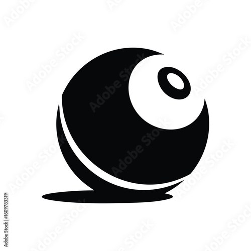 Isolated White Oval in Darkness. A lone luminous elliptical form shines in a vast dark void. This abstract visual evokes a sense of solitude, a new beginning, or a guiding light.