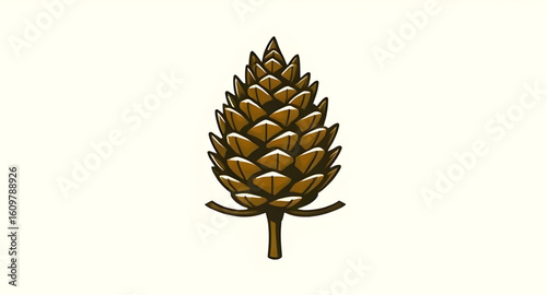 pinecone drawing, pinecone clipart, pinecone illustration, pinecone outline, pinecone symbol, autumn pine cone, winter pine cone, Christmas pine cone, holiday pinecone icon, nature pine cone, woodland