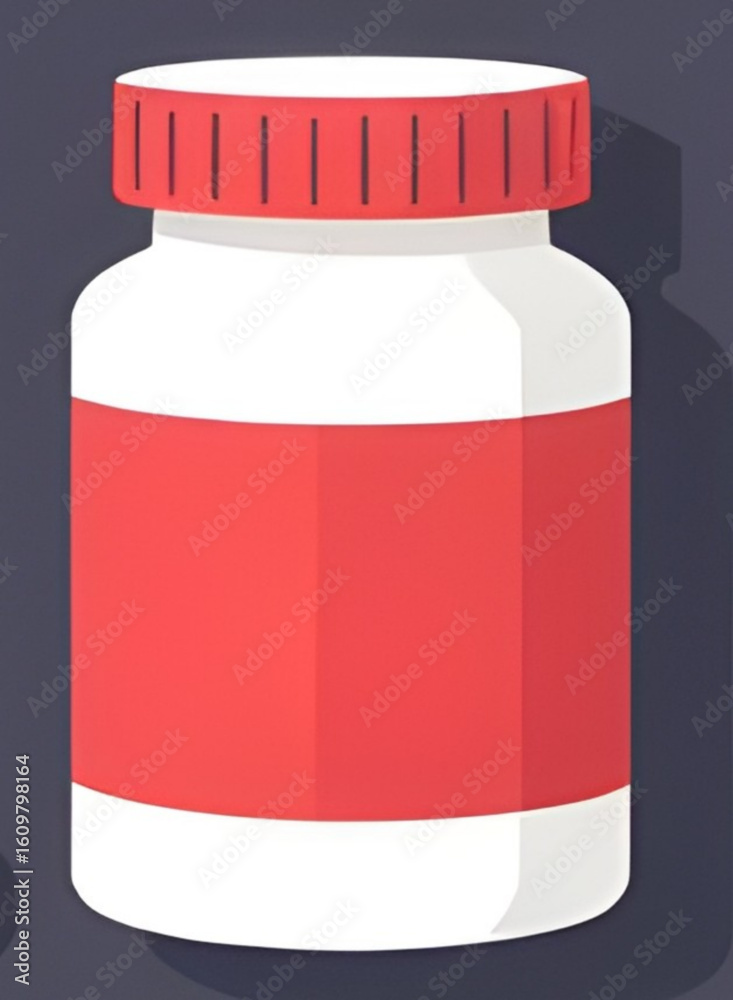 Fototapeta premium bottle of pills