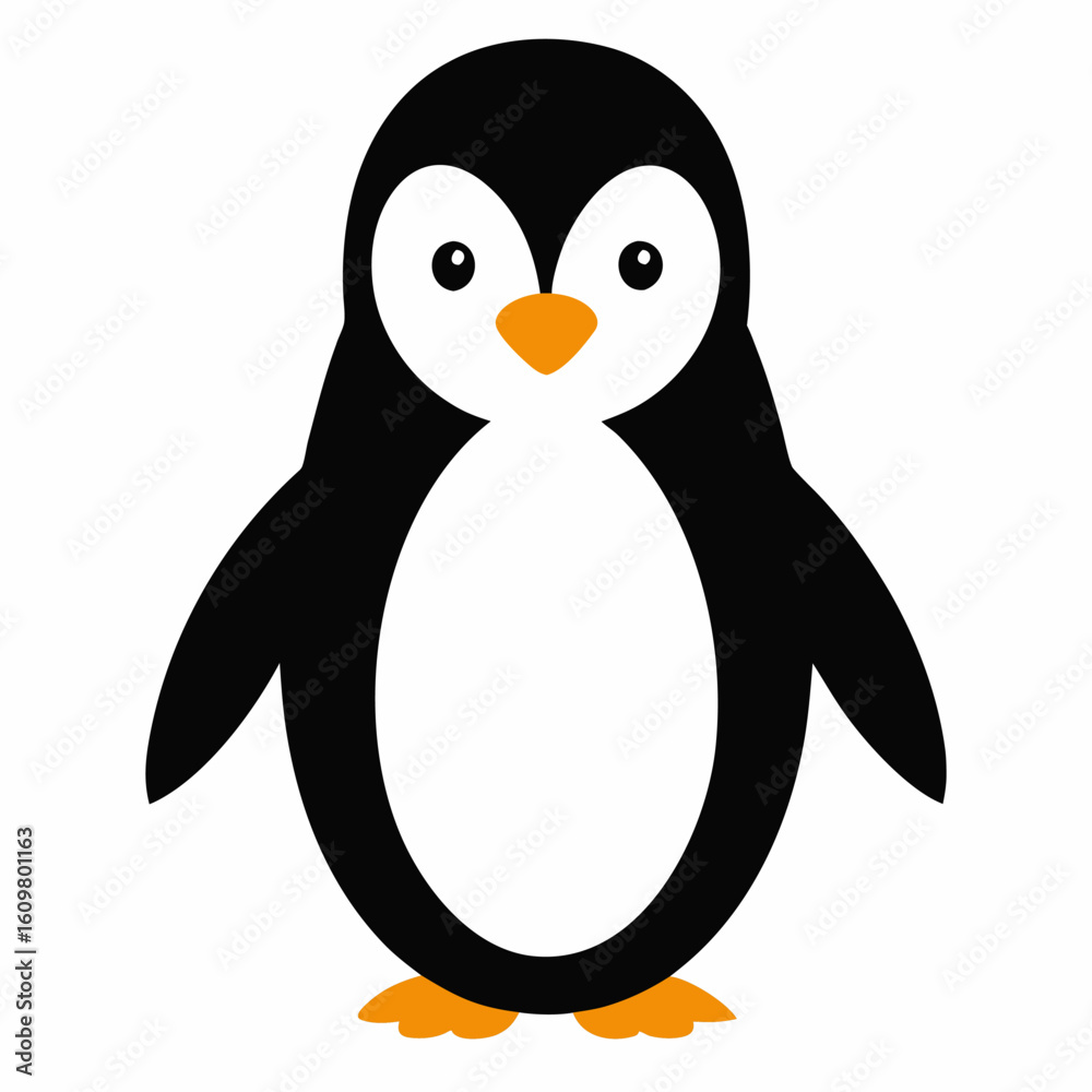 Naklejka premium Penguin