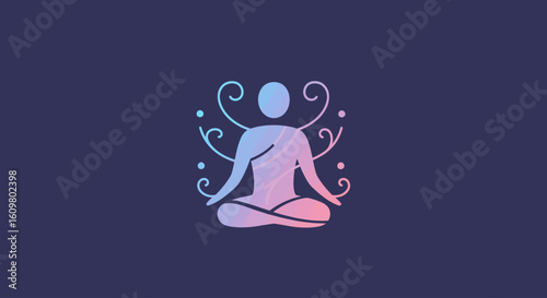 Tranquil Meditation A Serene Imagefx Illustration for Mindfulness and Inner Peace