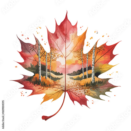 autumn leaves background