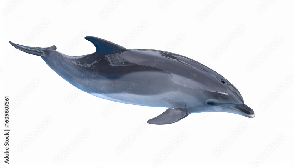 Obraz premium Striped Dolphin Aquatic Mammal Ocean Wildlife Animal Marine Life