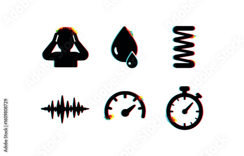 isolated backgond fstration heatmap overlay fstration tear duct sensor fstration tension spring fstration groan soundwave fstration meter gau fstration time timer