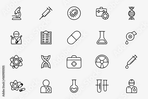A clean and scientific bundle focused on research environments and tools. Great for lab websites, scientific papers, and health-tech branding