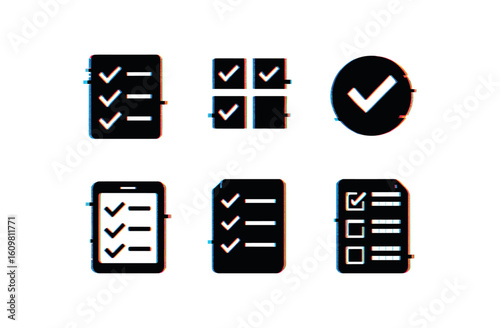 isolated backgond checklist version control checklist priority matri checklist completion tag checklist t trail checklist pad checklist print overlay