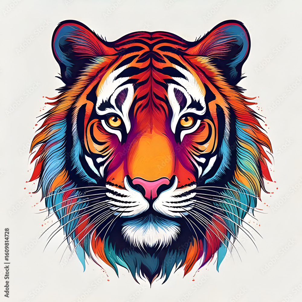 Tiger head animal image icon Tiger head animal image icon