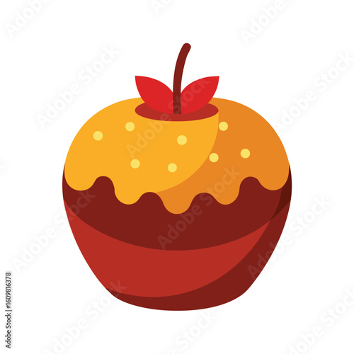 baked apple stuffed with nuts