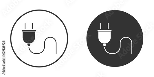 Plug icon Symbol, logo illustration. Vector graphics for web.