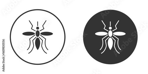 Mosquito icon Symbol, logo illustration. Vector graphics for web.