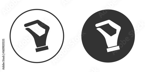 Hand Lizard icon Symbol, logo illustration. Vector graphics for web.