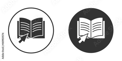 Guide icon Symbol, logo illustration. Vector graphics for web.