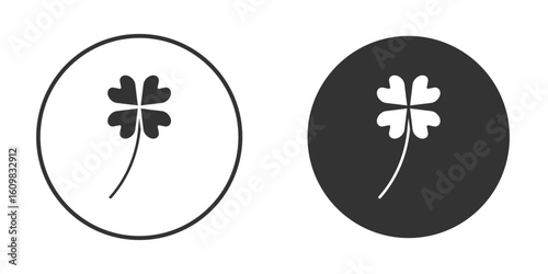 Clover icon Symbol, logo illustration. Vector graphics for web.