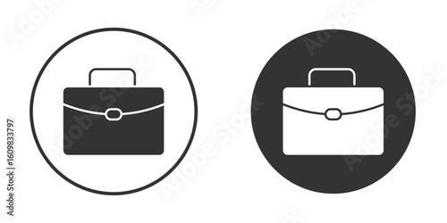 Briefcase icon Symbol, logo illustration. Vector graphics for web.